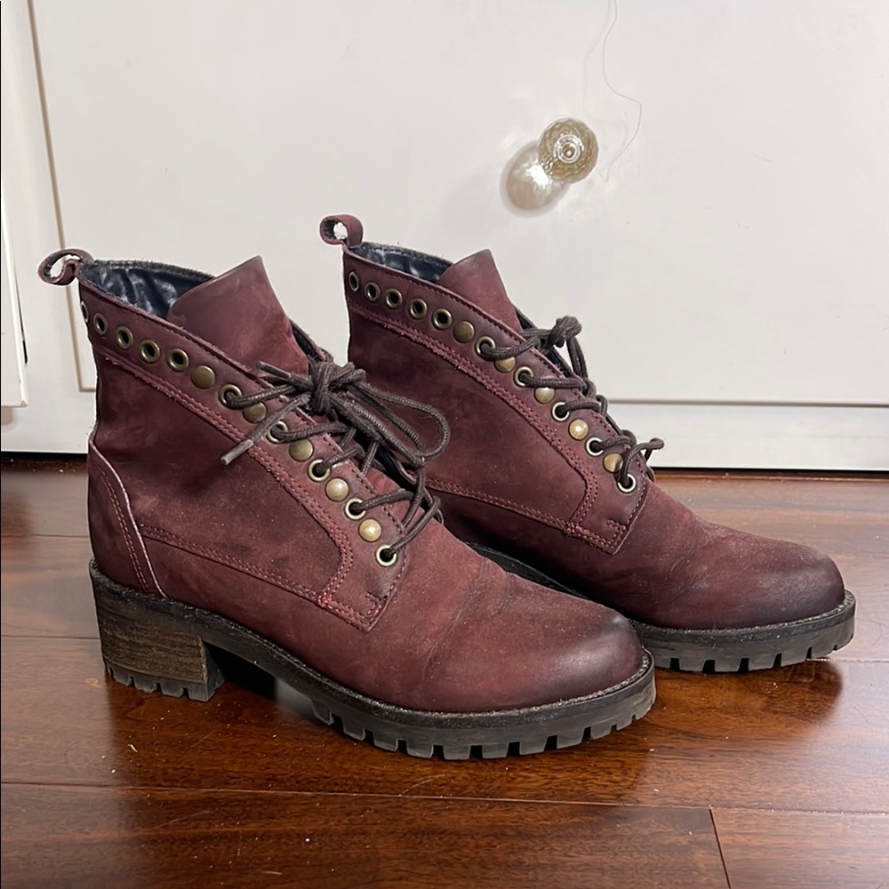 Vintage Burgundy Boots